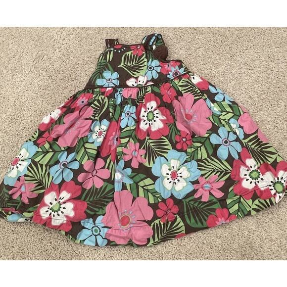 Baby Gap 18 - 24‎ months Girls Tropical Flower 2008 Easter Dress Outfit infant - Picture 2 of 9